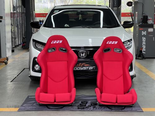 Dernière affaire concernant Both Performance and Comfort in One! Honda Civic 1.5T Gets EDDY Racing Seats Upgrade