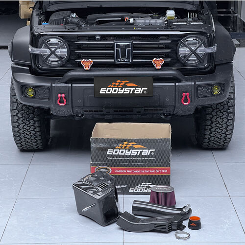 Dernière affaire concernant Unleash the Fierce Power | Tank 300 2.0T Upgraded with EDDY Vortex Carbon Fiber Intake Box, Delivering Instant & Surge Power!