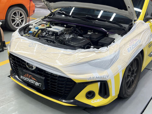 Dernière affaire concernant GAC Trumpchi Shadow Leopard 1.5T amélioré avec boîte d'admission en fibre de carbone EDDY