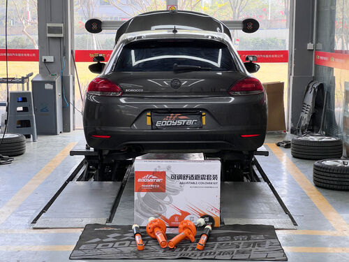 Dernière affaire concernant 2013 Volkswagen Scirocco R 2.0T | EDDY Adjustable Comfort Shock Absorber Upgrade: Performance Coexists with Comfort
