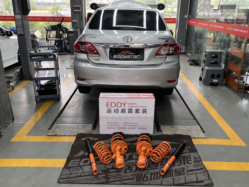 Dernière affaire concernant 2012 Toyota Corolla 1.6L upgraded with EDDY sport suspension kit, refreshed stance and high-speed performance