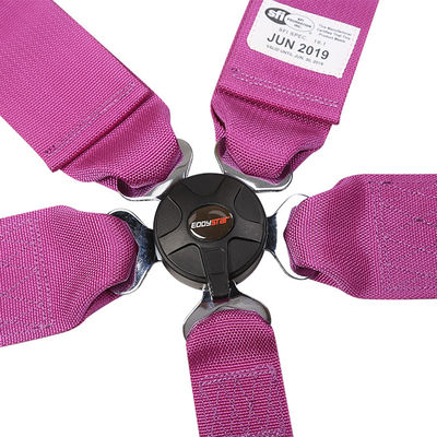 EDDY violet 5 points ceinture de sécurité de course harnais Certificat SFI pour voiture de course