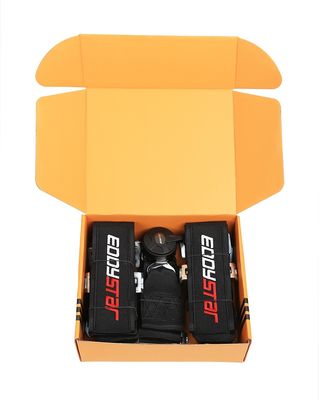EDDYSTAR Ceinture de sécurité en nylon à cinq points Noir Couleur harnais de course à cinq points