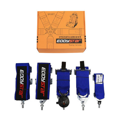 Ceinture de sécurité de course en nylon de style sportif Bule largeur de trois pouces pour la sécurité automobile Certificat FIA