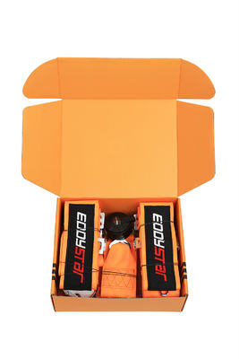 EDDYSTAR Ceinture de sécurité de course en nylon orange couleur 5 points ceinture de sécurité