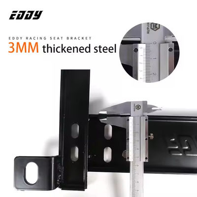 EDDYSTAR Ajustement Des supports de siège en bouteille noire Facile à installer pour Honda Civic