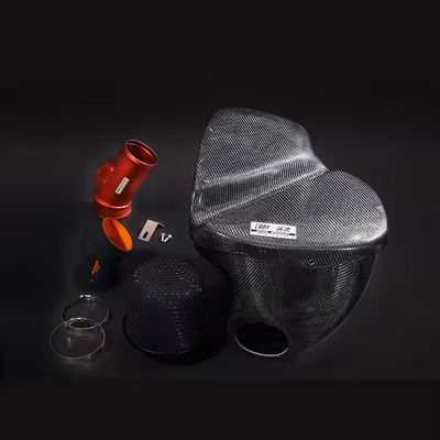Récupération de l'entrée d'air à haut débit de fibres de carbone pour BMW Série 5
