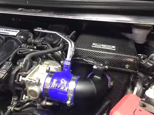 Résistance à la chaleur Intégration d'air en fibre de carbone Installation facile Pour Honda Fit GK5