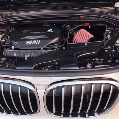 Moteur compact Intake d'air froid en fibre de carbone BMW Brilliance X1 Isoler la chaleur du moteur