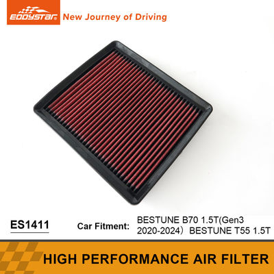 Filtre d'air à haut débit du panneau lavable BESTUNE B70 1.5T Filtration Micro-particules