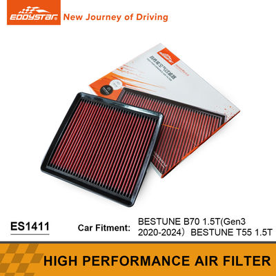 Filtre d'air à haut débit du panneau lavable BESTUNE B70 1.5T Filtration Micro-particules
