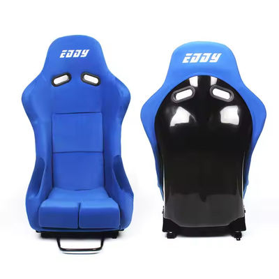 EDDYSTAR Luxe Blue Soft Bucket siège de course fauteuil de course personnalisé