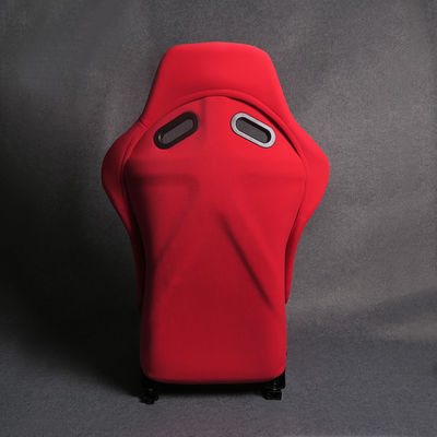 Matériau de velours sièges de course rouges sièges de course souples personnalisables