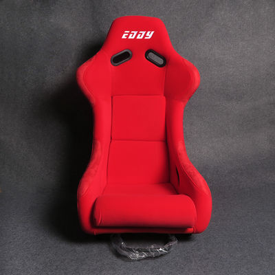 Matériau de velours sièges de course rouges sièges de course souples personnalisables