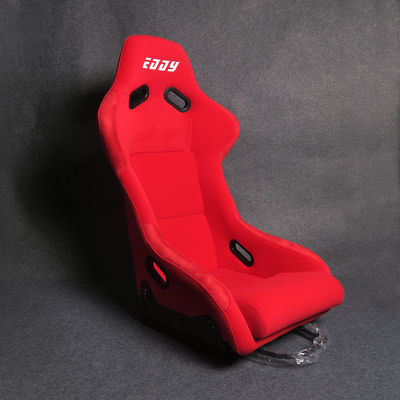 Matériau de velours sièges de course rouges sièges de course souples personnalisables