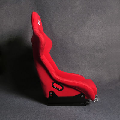 Matériau de velours sièges de course rouges sièges de course souples personnalisables