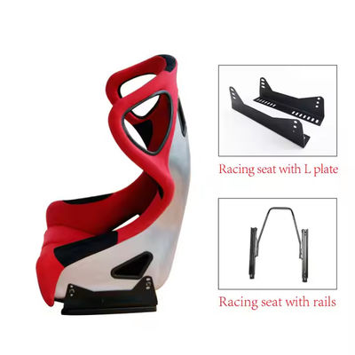 Chaise de course en fibre de verre réglable