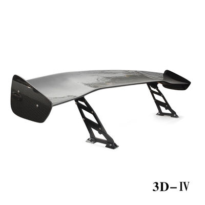 Spoiler 3D-IV pour voiture en fibre de carbone