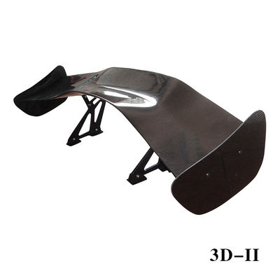 Spoiler arrière de voiture en fibre de carbone 3D-II personnalisable Installation facile avec ruban adhésif 3M et vis