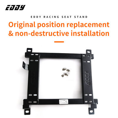 EDDYSTAR Ajustement Des supports de siège en bouteille noire Facile à installer pour Honda Civic