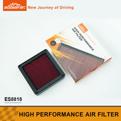 Filtre à haute performance noir et rouge pour Mitsubishi ES8818