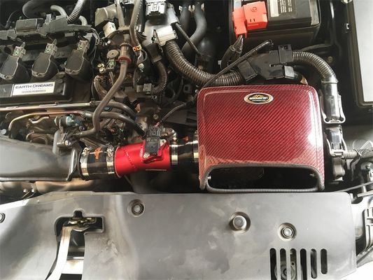 Débloquez la boîte à air à haut débit en fibre de carbone pour Honda Civic