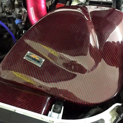 Airbox d'admission en fibre de carbone légère et solide pour Ford Mondeo