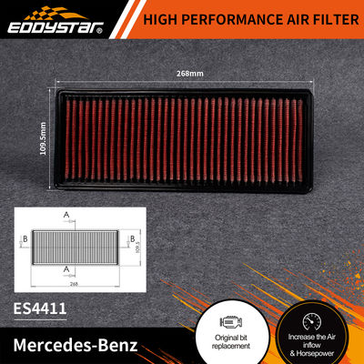 EDDYSTAR New powerful power High flow air filter High performance fit for Mercedes-Benz SMART Fortwo 1.0/0.8