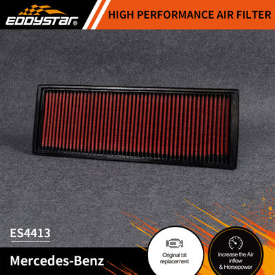 EDDYSTAR filtre à air à débit élevé augmente le débit d'air de 25% + avec une gaze de coton de haute qualité pour Mercedes-Benz C230 ES2240