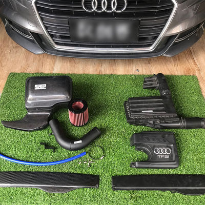 Kit d'admission d'air en fibre de carbone optimisé pour le flux d'air pour l'Audi A3 1.4T (EA211) 14-19 à faible consommation de carburant avec une qualité testée à 100%