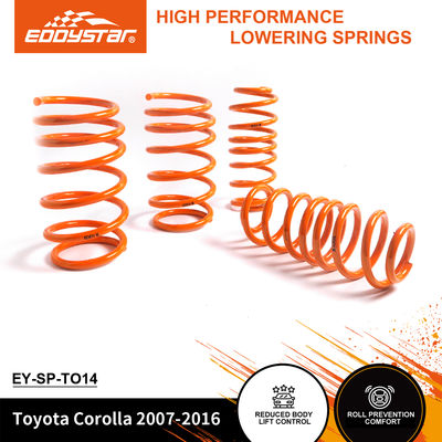 Ressorts de suspension abaissée EDDYSTAR Sport pour Toyota Corolla - Compatibles avec les amortisseurs d'origine, adaptés à la plupart des véhicules sportifs, remplacement direct