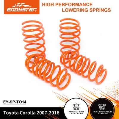 Ressorts de suspension abaissée EDDYSTAR Sport pour Toyota Corolla - Compatibles avec les amortisseurs d'origine, adaptés à la plupart des véhicules sportifs, remplacement direct