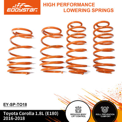 Ressorts de suspension abaissée EDDYSTAR Sport pour Toyota Corolla - Compatibles avec les amortisseurs d'origine, adaptés à la plupart des véhicules sportifs, remplacement direct