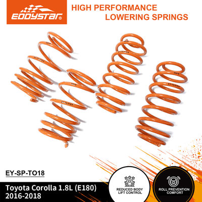 Ressorts de suspension abaissée EDDYSTAR Sport pour Toyota Corolla - Compatibles avec les amortisseurs d'origine, adaptés à la plupart des véhicules sportifs, remplacement direct
